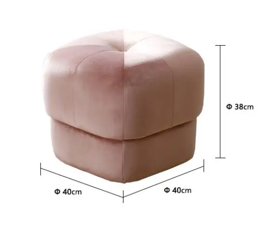 Луи Мода табуреты Османов гостиная ткань Северной Европы ленивый человек Современный Творческий обуви изменение дома