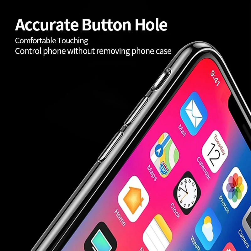 Essager Silicone Phone Case For iPhone XS Max XR X R 8 7 6 6S S Plus 5 5S SE TPU Back Cover For iPhone 8Plus 7Plus Coque Fundas