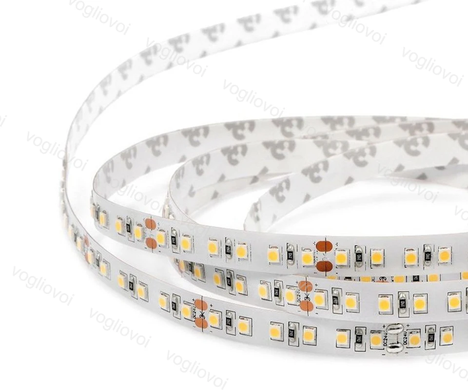 Vogliovoi светодиодный светильник SMD 2835 DC12V 600 светодиодный круглый 2 провода с регулируемой яркостью гибкая лента Водонепроницаемый