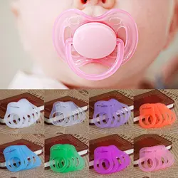 5 Pcs multi colors Baby силиконовый пустышка держатель Зажим адаптер для мам кольца-B116