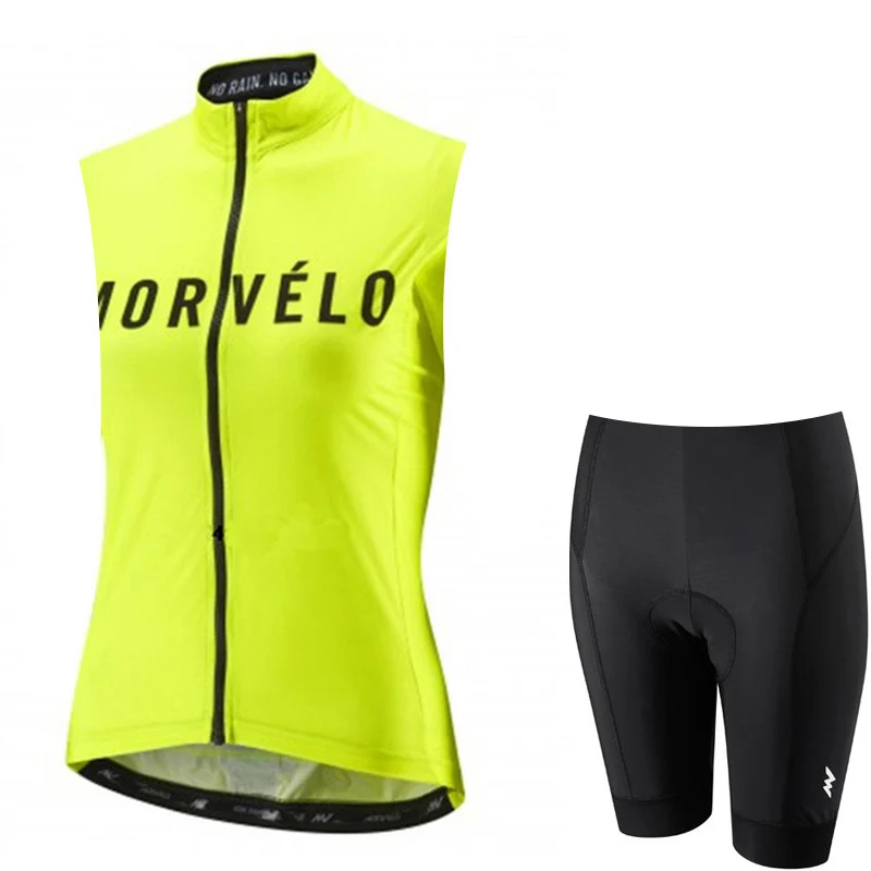 Morvelo Pro Велоспорт Джерси Набор летний женский гоночный велосипед одежда Maillot Ropa Ciclismo Uniformes без рукавов mtb велосипедная одежда