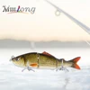 Mmlong 8cm Jointed Sections Fishing Lure Wobbler AL03B-1 7.7g 2 Treble Hooks Hard Bait Artificial Crankbaits Fish Tackle Pesca ► Photo 1/6