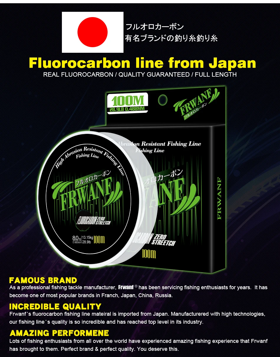 Monofilament Fishing Line Fluorocarbon (3)