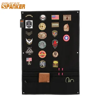 

EXCELLENT ELITE SPANKER Tactical Badge Board Folding Mat Sticker Holder for Hunting Army Morale Patch Badge Utility Panel