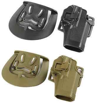 

Tactical Military CQC Holster Airsoft Quick Draw Right Left Hand Gun Holster For Glock 17 18 19 23 26 32 Hunting Accessories