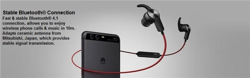 HUAWEI Sport AM60 беспроводной Honor xSport Bluetooth микрофон Водонепроницаемый Bluetooth 4,1 для наружных наушников