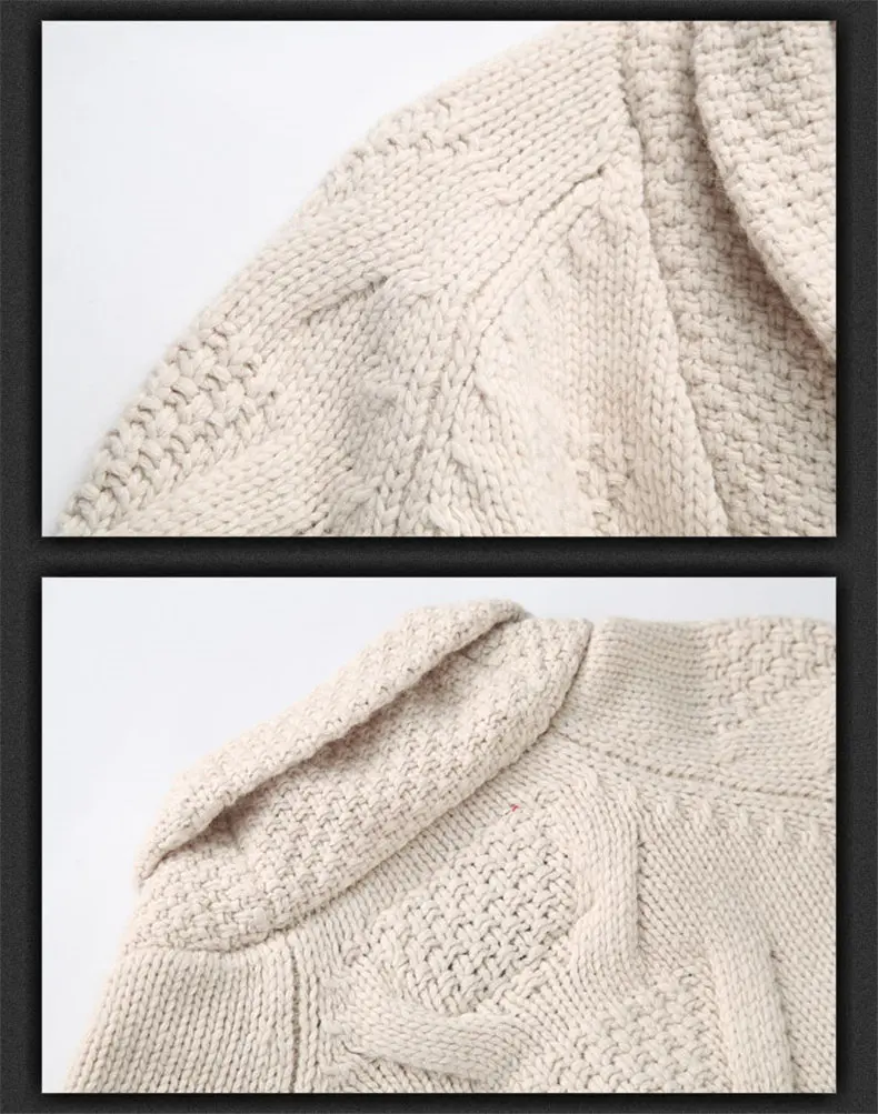 Muls Luxury Collection Men Cardigans 80% Wool 20% Acrylic Winter Thick Cardigan Sweater Jacket Men Navy Khaki Turn-down Collar-04