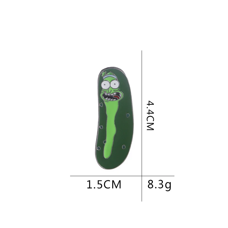 Rick And Morty Pin Pickle Rick Enamel Pin brooches Badges Enamel pins Accessories Men Women Brooch