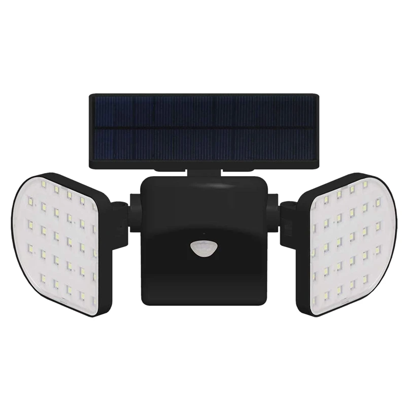 

Outdoor Waterproof Solar Light 56 Led Adjustable Dual Head Solar Motion Sensor Spotlight For Garage Garden Patio Porch