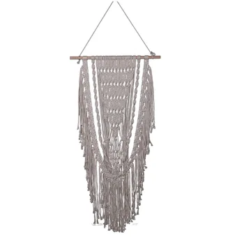 

Macrame Tapestry -Handmade Knitted Pendant Wall Hanging Bohemian tapestry European home decoration HN03