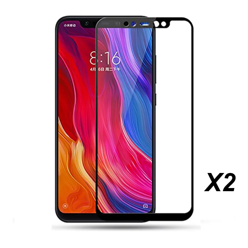 2-Pack предварительно защитное стекло на для Xiaomi Mi 8 Lite Mi 8 Mi 9 Se Mi9 стекло для сяоми ми 8 лайт ми 9 se ГБ 4 ГБ 64 защитной Стекло на для сяоми ми a2 лайт ксиоми a2 лайт / Xiomi Mi A2 Lite miA2