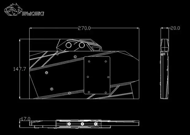 Bykski водного блока использовать для ASUS ROG STRIX-RTX2080TI-O11G-GAMING/полное покрытие медный блок/RGB светильник/совместимый бэкплейт