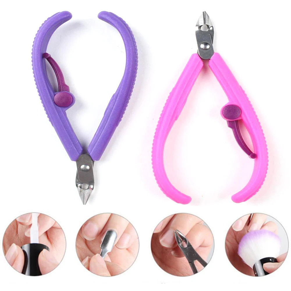 

1PC Professional Fingernail Toenail Cuticle Nipper Trimming Toe Finger Nail Clipper Cutter Scissor Plier Trimmer Manicure Tools
