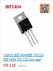 1~ 10 шт. лучшего качества IRLB3034 3034 IRL3705N IRL3705NPBF IRF1404 силы HEXFET MOSFET-220 IRLB8721 IRLB8721PBF IRF740 IRFZ44