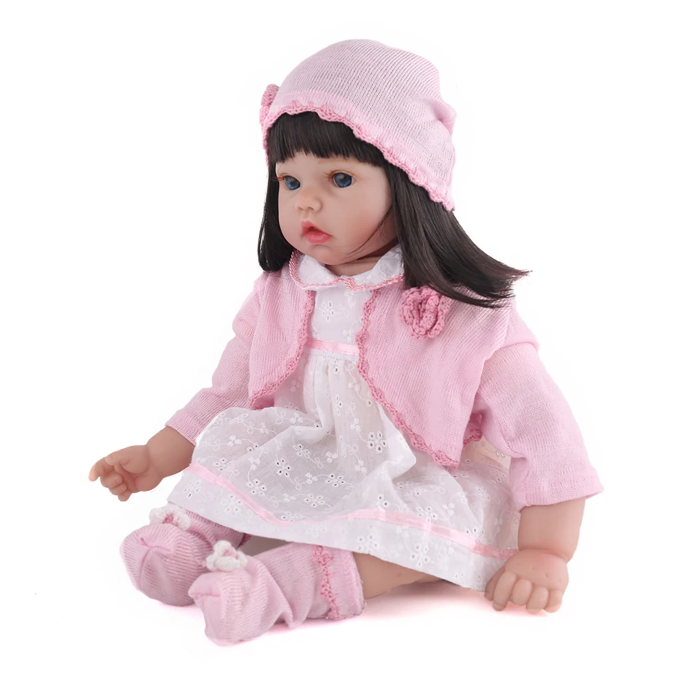 KAYDORA Bebe Reborn Baby Doll реалистичный Новорожденный ребенок 20 дюймов 50 см мягкие силиконовые девушка кукла Принцесса Коллекция подарок на день рождения