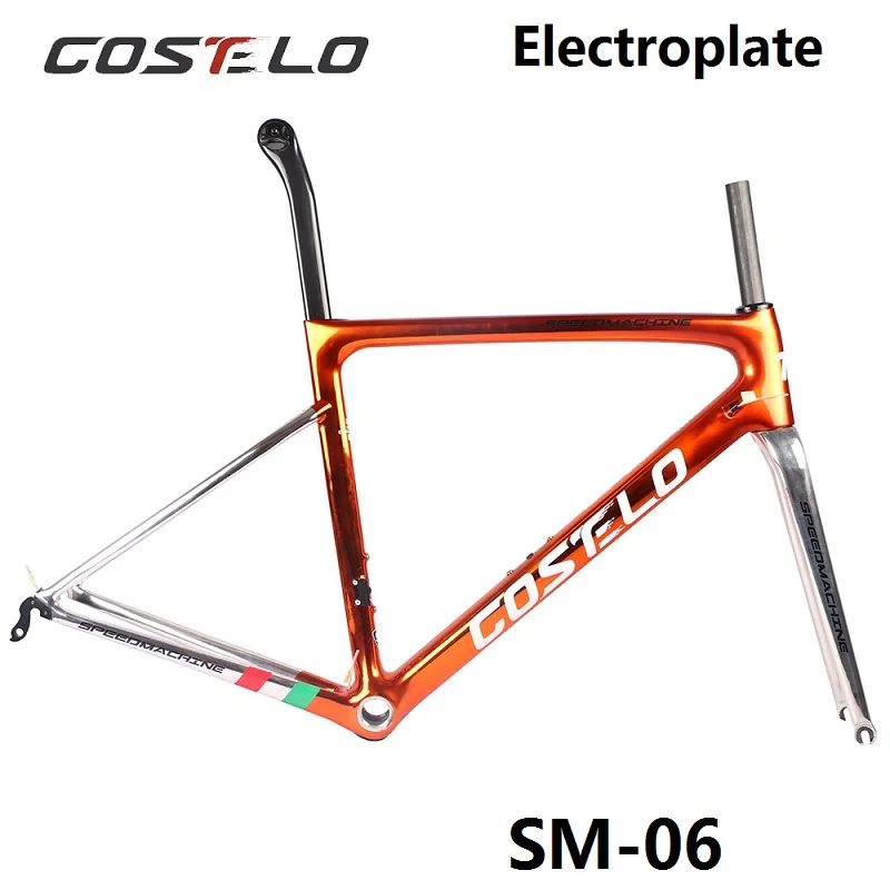 Flash Deal 2018 Costelo Speedmachine 3.0 ultra light 790g carbon road bike frame Costelo bicycle bicicleta frame carbon fiber cheap frame 13