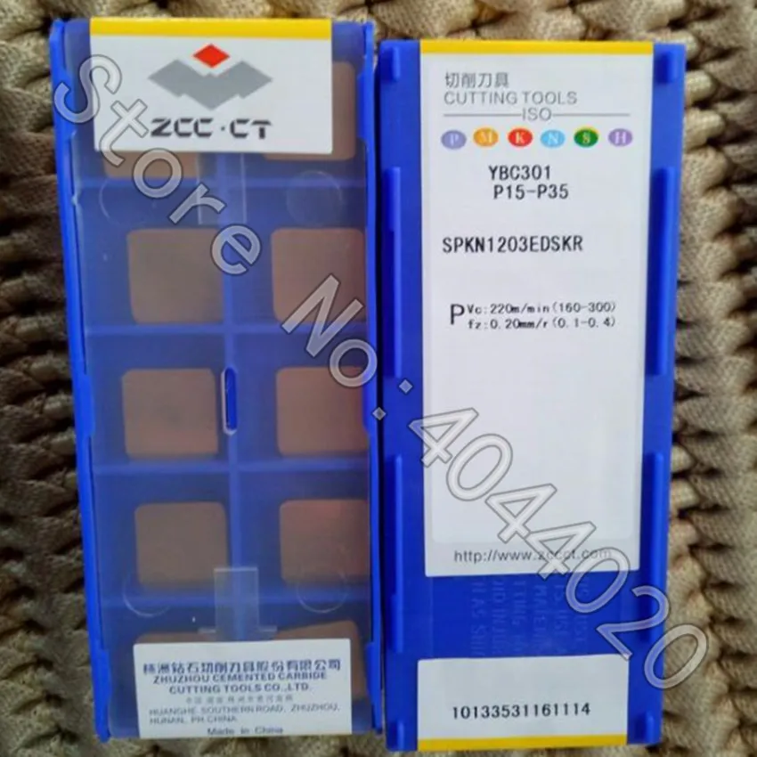 

SPKN1203EDSKR YBC301 10pcs ZCC-CT carbide inserts