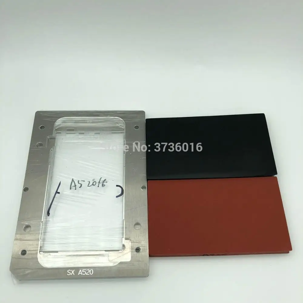 YMJ стеклянная форма для ламинирования для samsung A520 поляризационная пленка OCA lcd fit вакуумная ламинирующая пленка для ремонта мобильных телефонов