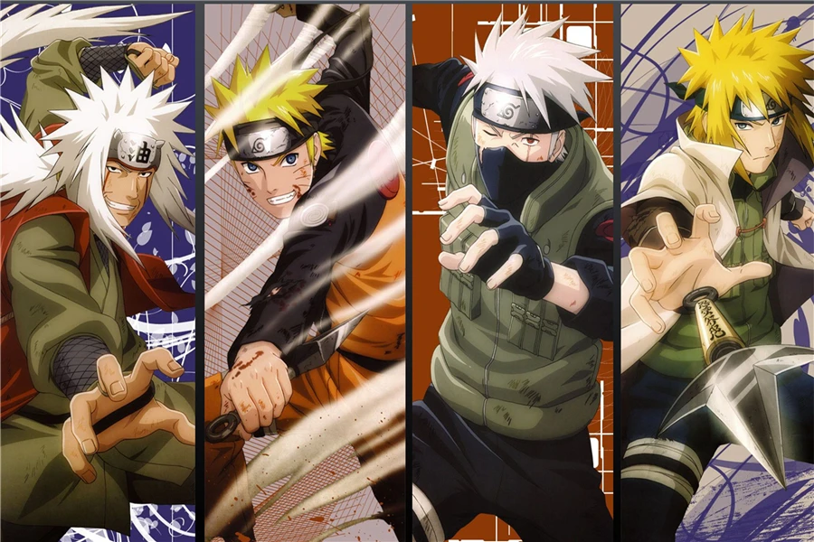 Gratuit Images Personnalise Toile Art Naruto Affiche Naruto Stickers Muraux actualisé salutations