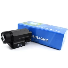 Пистолет светильник 600LM светодиодный светильник-Вспышка водонепроницаемый алюминиевый пистолет тактический вспышка светильник Фонарь подходит для 20 мм Пикатинни