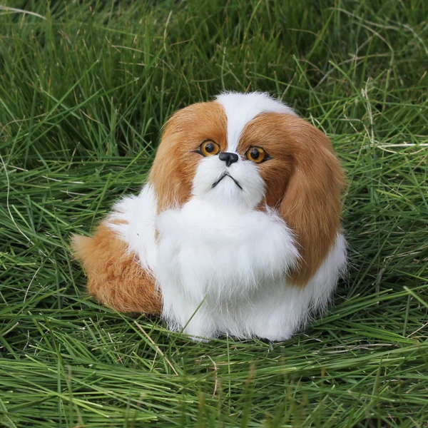 Aplicable sistema ayer Productos para mascotas parecen reales falso perro juguetes de peluche  papillon muñeca _ - AliExpress Mobile