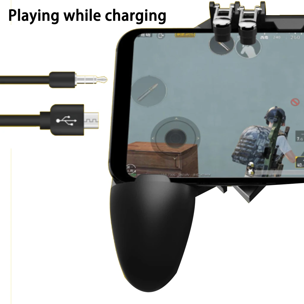  Original AK66 Six Finger Mobile Game Controller Shooting Free Fire Key Button Gamepad Joystick Game