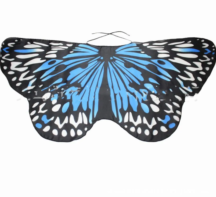 Для взрослых Феи; бабочки; крылья костюмной ткани животных Наряжаться костюм аксессуар красочные Monarch Бабочка накидка крылья