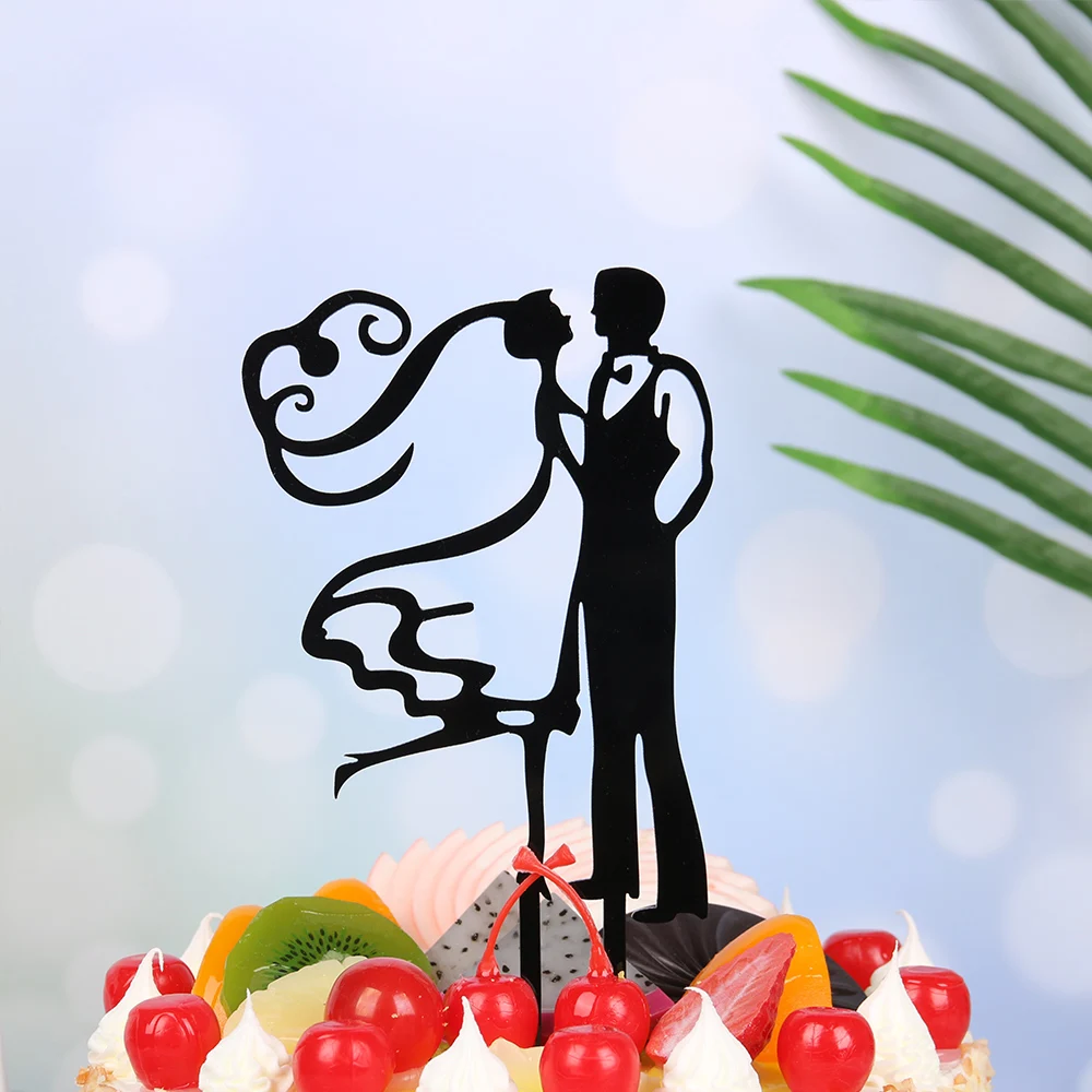 

Wedding Acrylic Cake Topper Mr Mrs Wedding Decorations Acrylic Black Cake Toppers Marriage Party Supplies Adult Cake Decor