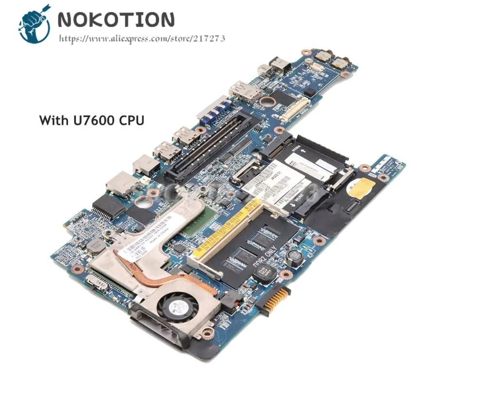 Материнская плата NOKOTION для ноутбука dell Latitude D430 JAU00 LA 3741P 0DU076 материнская 945GSE U7600 CPU