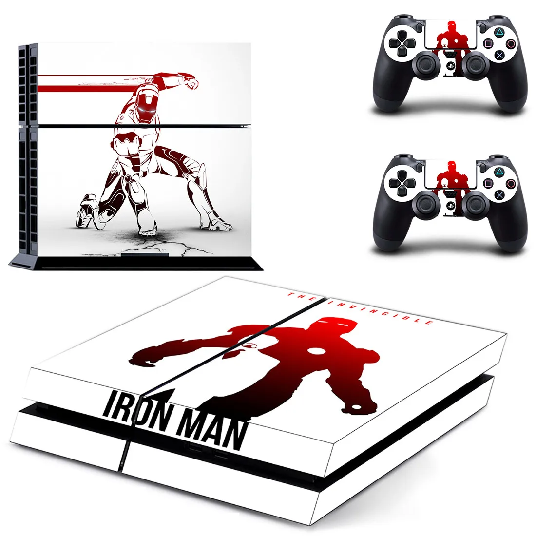 Мстители Железный человек PS4 Кожа Наклейка для Playstation 4 консоль и контроллер PS4 Скины Наклейка виниловая