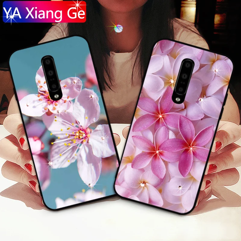 

Glitter Diamond Case For Oneplus 3 3T 1+ 5 5T One plus 6 T 6T Luxury Rhinestone Cherry Cover Case For Oneplus 7 Pro 7Pro