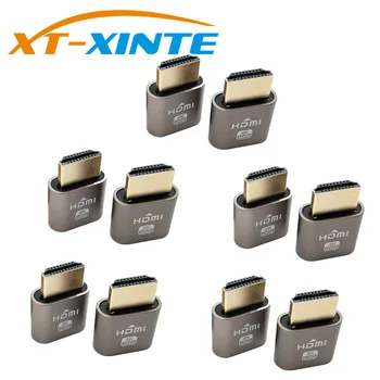 

10PCS Virtual Display Adapter HDMI DDC EDID Dummy Plug Headless Ghost Display Emulator 1920x1080 generation@60Hz Gray