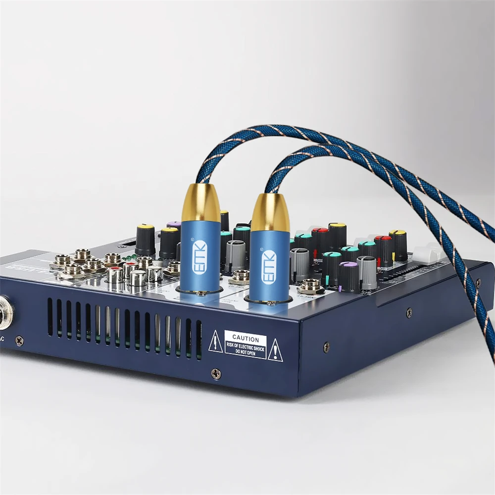 EMK 3 контактный XLR аудио кабель микрофон Cannon сбалансированный жильный Динамик