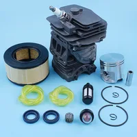 פריימר bulb 44mm Nikasil מצופים צילינדר בוכנה האוויר מסנן Bulb פריימר Stihl MS251 MS 251 ערכת Bearing המנסרים שמן חותם 1143 020 1207 (1)