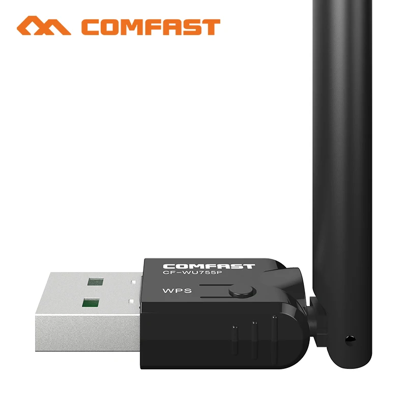 Comfast CF WU755P 5dBIWiFi Антенна 150 Мбит/с беспроводной usb адаптер Wi Fi 802.11b/g/n 2 4 ГГц ПК мини