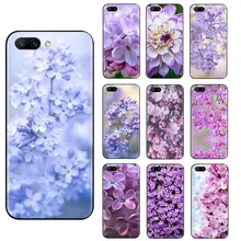 Funda de teléfono TPU suave flor lila para Huawei Honor 6A 7A Pro 7C 7X 8X 8C 8 9 10 Y6 Y7 Y9 2018 Nova 3i