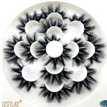 7 пар натуральные накладные ресницы из норки 6D 15-25 мм длинные ресницы для наращивания густые пушистые ручной работы инструменты для макияжа глаз Прямая поставка