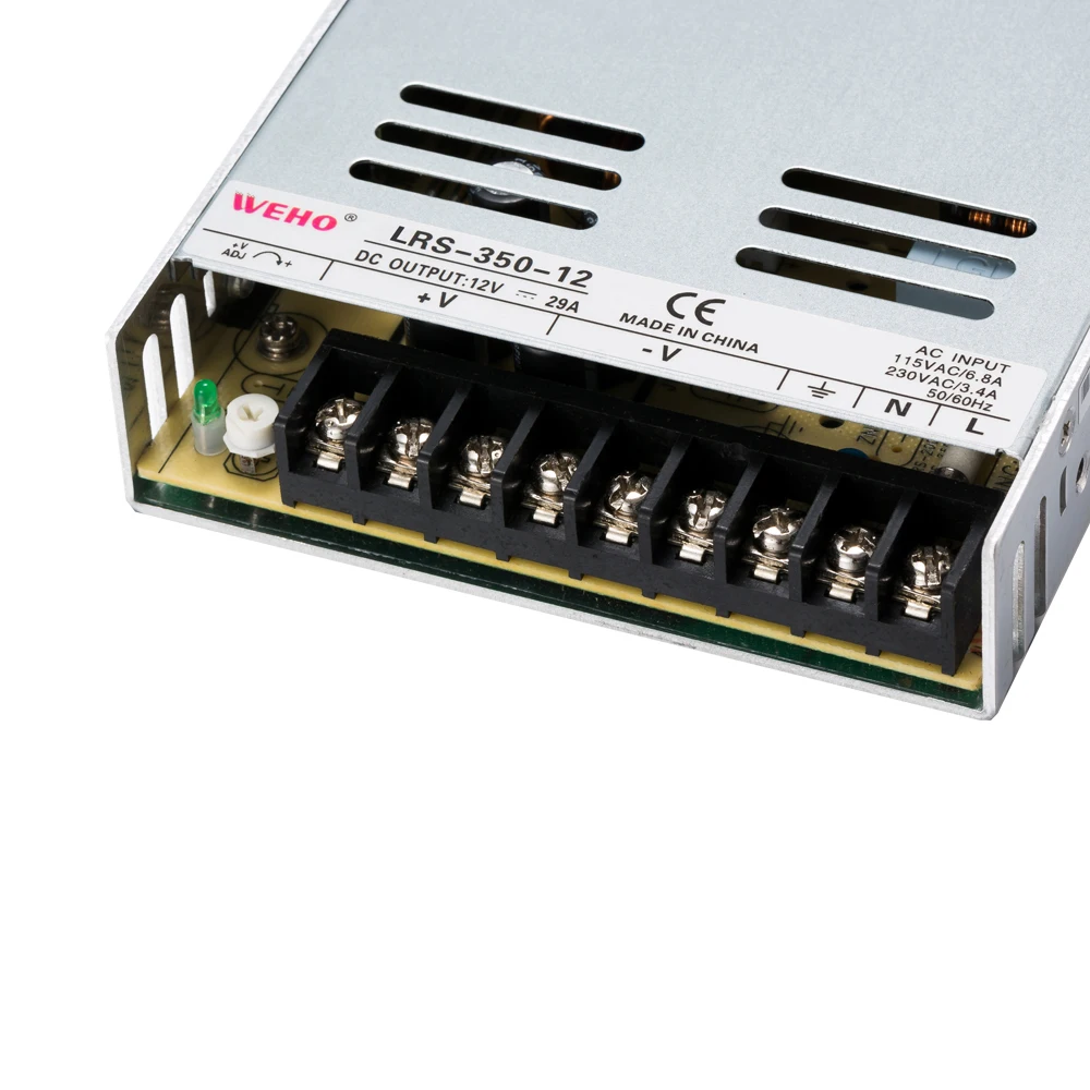 (LRS 350 24) WEHO 85 264v Полный диапазон ac/dc одиночный выход 350w 24v импульсный источник