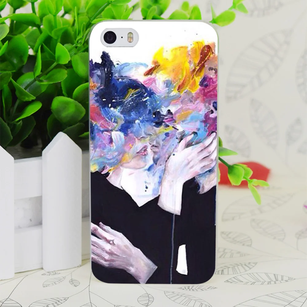 Прозрачный Жесткий Тонкий чехол C4465 для Apple IPhone 4 4S 4G 5 5G 5S SE 5C 6 6S Plus |