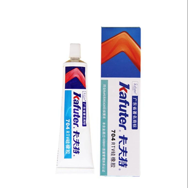 

704B black kafutel silicone rubber strong high temperature sealant electronic fixed insulation waterproof