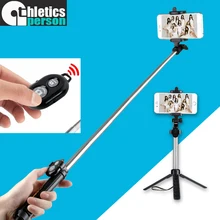 ATHLETICS Handheld & mini Tripod 3 in 1 Self-portrait Monopod Phone Selfie Stick Bluetooth Remote Shutter for iPhone Sumsang
