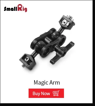 SmallRig двойная DSLR сферическая головка с камерой Rig с 1/4 резьбой для Magic Arm DIY камера Rig 2132