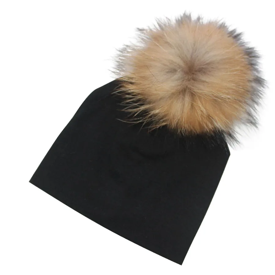 Spring Autumn Cotton Newborn Baby Hat Girl Boy Cap Newborn-2years Old Kids Beanie Cotton New Casual Children Pompom Cap