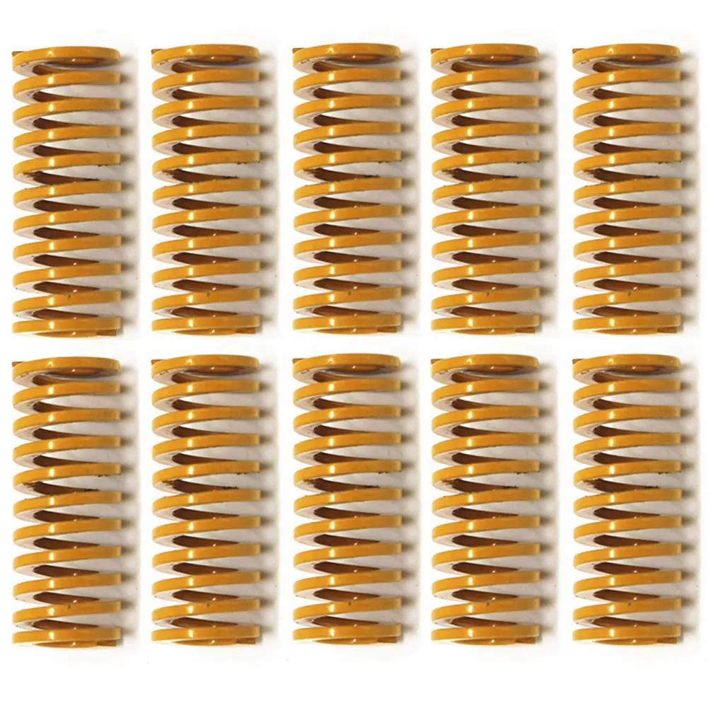 

10pcs/set Supply Balance Mould For Heated Bed Steels 3D Printer Parts Springs Powerful Accessory Fixing Platform OD 10mm