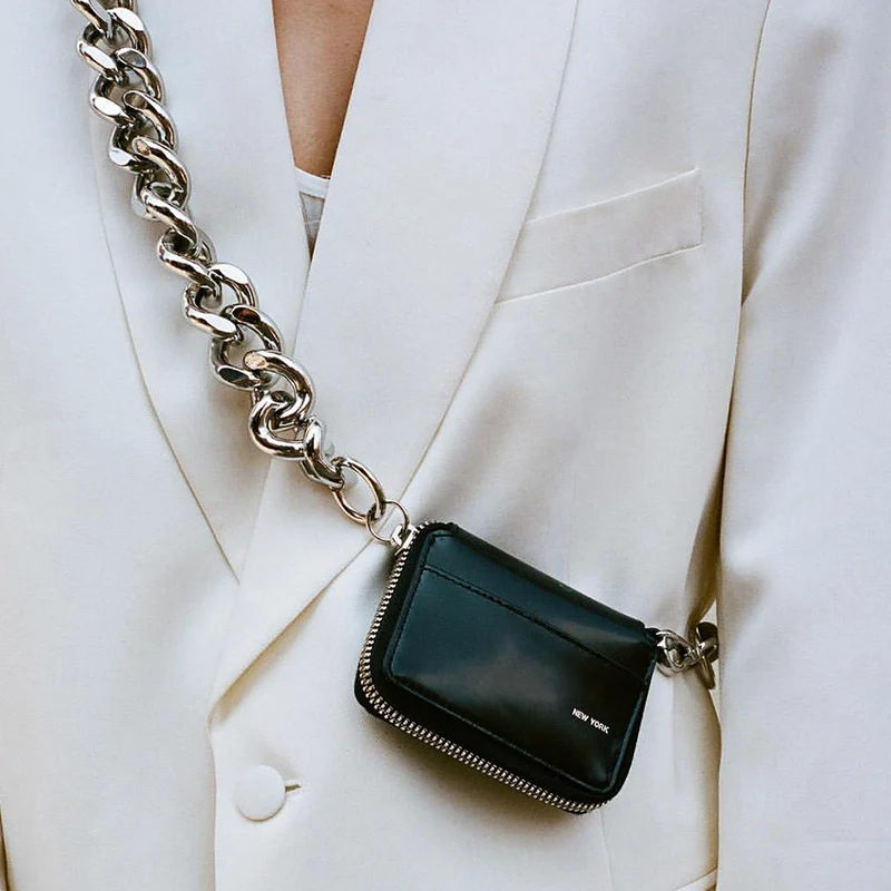 

Handbags Bag Female Summer Mini Crossbody Bags Designer Women 2019 Black Bike Wallet Oversize Chain with Clip Coin Purse