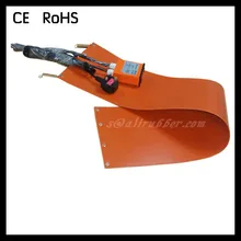 Силиконовая нагревательная полоса нагреватель нефтяного барабана 200л 250X1740 мм 220 в 2000 Вт с цифровым термостатом