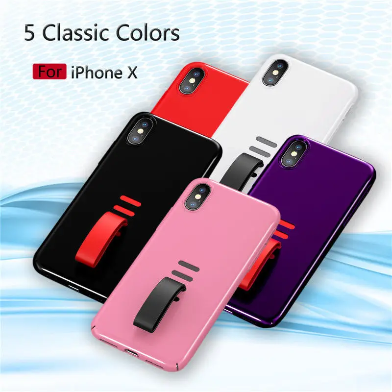 Phone Case Cover Matte Slim Shockproof Soft Rubber Ring Holder Case For
