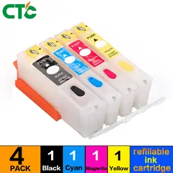 4 вида цветов Compitalbe для 655 многоразового картридж с чипом для Deskjet 3525 4615 4625 5525 6525 принтера
