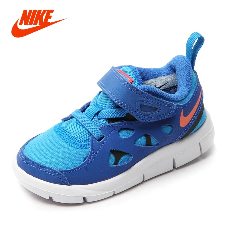 Nueva llegada original Nike auténticos niños Zapatos de transpirable niño niños deportes sneakers tamaño 21 23.5|kids shoes|sneakers sizeboys toddler sneakers -