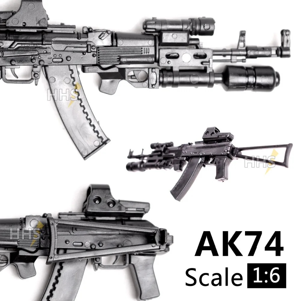 1:6 1/6 масштаб 12 дюймов фигурки AK74 винтовка пусковая модель пистолет 1/100 MG Bandai Gundam